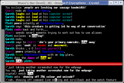 screenshot of Crystal in action